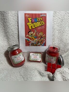 18oz Fruity Pebbles Scent Candles/Melts Bundle